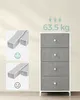 SONGMICS Komoda, úložná skříňka se 4 látkovými zásuvkami, Náhled obrázku produktu 3