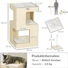 PawHut kočičí jeskyně, třípatrová skříňka pro kočky s Náhled obrázku produktu 3