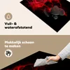 KitchenYeah© Herdabdeckplatte Rosen - Rot - Schwarz , Produktbild-Vorschau 2