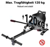 Wiltec Sitzscooter Schwarz, verstellbarer Kartsitz für Produktbild-Vorschau 6