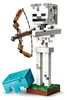 LEGO Minecraft Das Skelett - Mob Figur mit Diamanthelm, Produktbild-Vorschau 3
