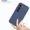 A hand holding a blue smartphone case. Produktbild-Vorschau