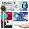 Collage of images showing an iPhone case with various features highlighted. Produktbild-Vorschau