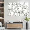 DEQORI Glasbild Echtglas 3x50x100 cm 'Linien formen Produktbild-Vorschau 3