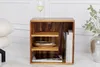 riess-ambiente Massivholz Beistelltisch CUBUS 45cm braun Produktbild-Vorschau 3