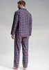 Götzburg Herren Pyjama Set Schlafanzug lang Pure Baumwolle, Produktbild-Vorschau 4