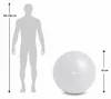 Gymnastický míč 55 cm, sedací míč, cvičební míč pro Náhled obrázku produktu 8