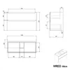 Waschtischunterschrank VIREO 100 cm mit Waschbecken weiß - Produktbild-Vorschau 6