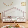 Kinderbett ’Treviolo‘ in Haus-Optik mit Rausfallschutz Produktbild-Vorschau 7