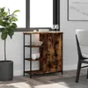 vidaXL Příborník Kouřový dub 70x30x80 cm Dřevěná konstrukce Náhled obrázku produktu 1