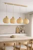 Luxolar LED Pendelleuchte 4-flammig E27 Rattan Boho Produktbild-Vorschau 6