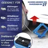 Bituxx Scherenwagenheber 2000 Kg mit Gummiauflage und Produktbild-Vorschau 3