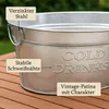BigDean Zinkwanne groß XXL für Garten Getränkekühler extra Produktbild-Vorschau 3