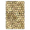 MuchoWow® Mauspad Mousepad Muster - Formen - Gold 18x27 cm Produktbild-Vorschau 1