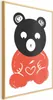 Posterpapier Poster - Thoughtful Bear 21x30 cm Für Kinder Produktbild-Vorschau 1