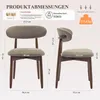 Lot de 4 chaises de salle à manger COLAMY, robustes et Voir les images du produit 2