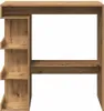 A bar table with shelves, presented against a white background. Náhled obrázku produktu