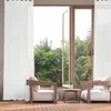 relaxdays Gardinen 2er Set weiß Produktbild-Vorschau 5