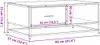 vidaXL Couchtisch Räuchereiche 90x57x35 cm Holzwerkstoff Produktbild-Vorschau 7