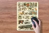 MuchoWow® Mauspad Mousepad Tiere - Vintage - Adolphe Millot Produktbild-Vorschau 4