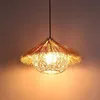 Vintage Geflochtene Hängeleuchte, Rattan Pendelleuchte, für Produktbild-Vorschau 7