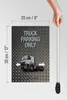 Holzschild Spruch 20x30cm Parken Truck parking only Produktbild-Vorschau 5