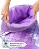 Corimori Schlafsack Kuscheldecke Meerjungfrau "Aqua" (lila) Produktbild-Vorschau 3