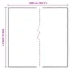 vidaXL Bâche transparente avec œillets 6x10 m polyéthylène Voir les images du produit 7