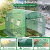 LZQ Gewächshaus 400×300×200 cm, 12 m² Foliengewächshaus aus Produktbild-Vorschau 3