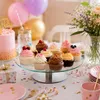 Relaxdays Tortenplatte drehbar, Standfuß, Kuchenplatte zum Produktbild-Vorschau 2