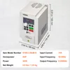 VEVOR Convertisseur de fréquence VFD 4 CV 3 kW, 14 A, 1/3 Voir les images du produit 7