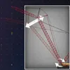 Diagram showing the operation of a large crane. Produktbild-Vorschau
