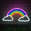 Dekolicht LED-Regenbogen-Wandleuchte, LED-Neon-Dekoleuchte, Produktbild-Vorschau 1