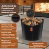 BLACK OAK DAKOTA L 40L Holzkorb Kunstleder schwarz + Produktbild-Vorschau 6