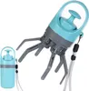 A teal and gray dog poop scooper with a separate teal container. Produktbild-Vorschau
