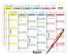 Abwischbarer Wandkalender 2026 A4 - "Bunt" Jahresplaner Produktbild-Vorschau 1
