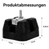 Dämpfungssockel Klimaanlage Gummifüße 4 Stück – Produktbild-Vorschau 7