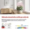 LED GROW pěstební lampa 5 W, časovač, bílá Náhľad obrázku produktu
