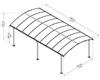 Palram - Canopia Aluminiowa wiata samochodowa Arcadia 6400 Podgląd zdjęcia produktu 5