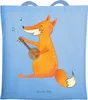 Mr. & Mrs. Panda Tote Bag Fuchs Gitarre - Sky Blue - Produktbild-Vorschau 1