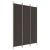 vidaXL 3-cz. Tkanina Paravent Brown 150x220 cm Podgląd zdjęcia produktu 1