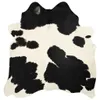 Tappeto in vera pelle bovina bianca e nera 180x220 cm Anteprima dell’immagine prodotto 6