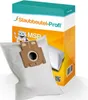 A vacuum cleaner bag and its packaging are shown against a white background. Produktbild-Vorschau