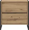 vidaXL Table de chevet artisanale chêne 50 x 39,5 x 50 cm Voir les images du produit 4
