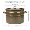 Garnek emaliowany 16L, idealny do gotowania, zup i Podgląd zdjęcia produktu 3
