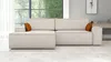 Ecksofa TOR mit Schlaffunktion. Farbe: Cream. Produktbild-Vorschau 1