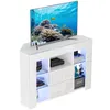 Dripex TV Lowboard Eckschrank Board Fernsehtisch Eckkommode Produktbild-Vorschau 8