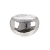 Gilde Beistelltisch, oval, "Disco", Fiberglas, Spiegelglas, Produktbild-Vorschau 1