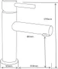 Mélangeur lavabo Elba, or (74100-50) Voir les images du produit 3