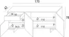 Dmora Schrank Agrifoglio 170x42x78h cm Weiß 1 Schublade, 2 Produktbild-Vorschau 4
